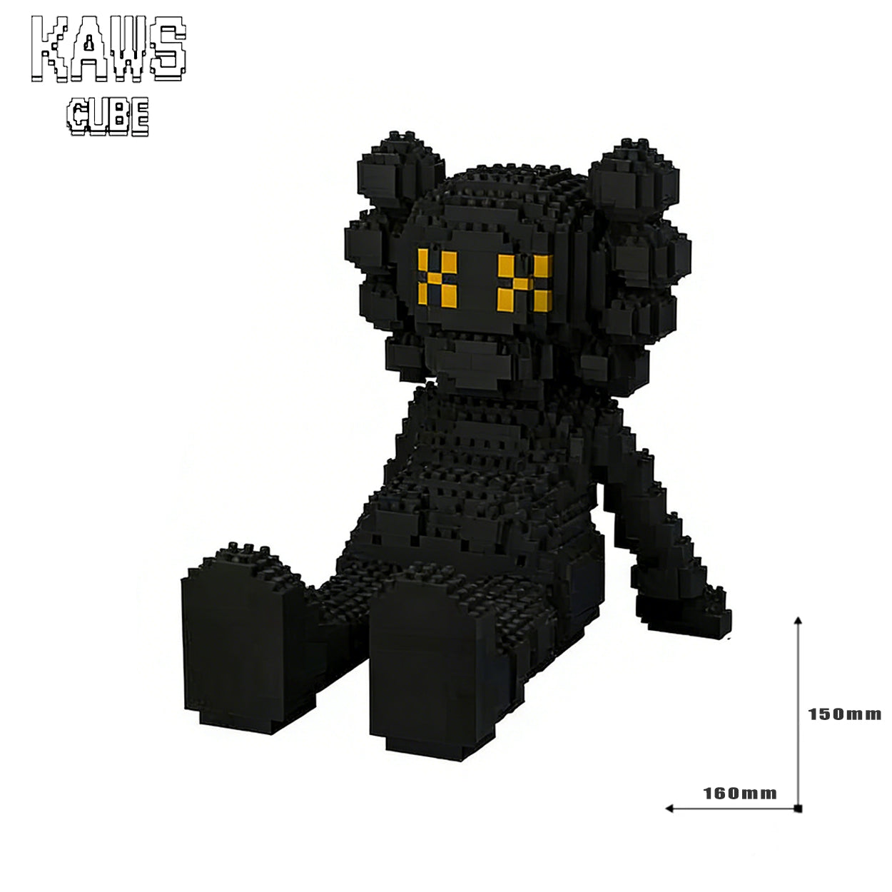 カウズ  KAWS HOLIDAY Grey： Nanoblock  ナノブロック「150mm」251225-2