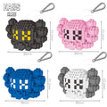 KAWS ブロック キーホルダー ：:Nanoblock  ナノブロック   スキー スヌーピー 0911-07