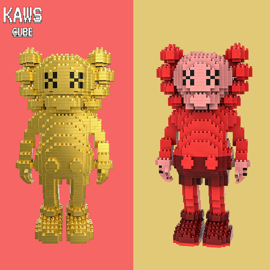 カウズ  KAWS Companion RED： Nanoblock  ナノブロック「220mm」251225-5
