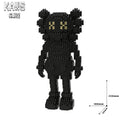 カウズ  KAWS Companion Black： Nanoblock  ナノブロック「220mm」251224-7