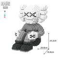 カウズ  KAWS HOLIDAY II : Nanoblock  グレー  ナノブロック「242mm」0912-04