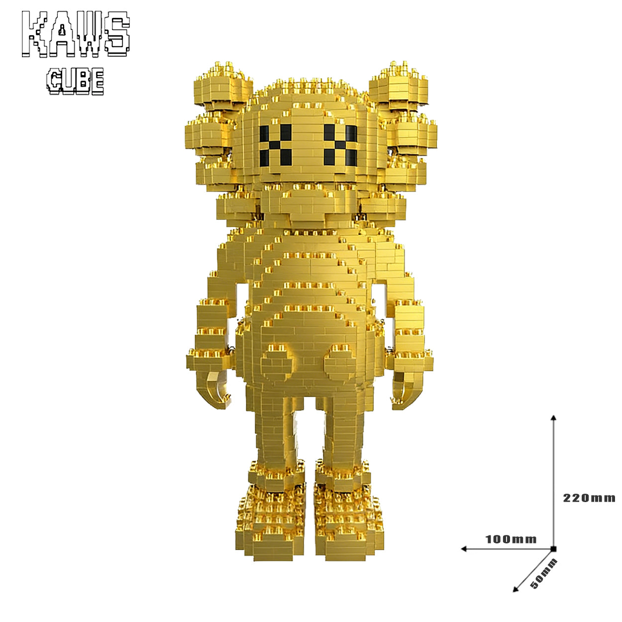 カウズ  KAWS Companion PINK： Nanoblock  ナノブロック「220mm」251225-6